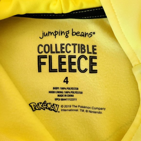 Jumping Beans size 4 Pikachu zipper hoodie - Picture 2 of 2